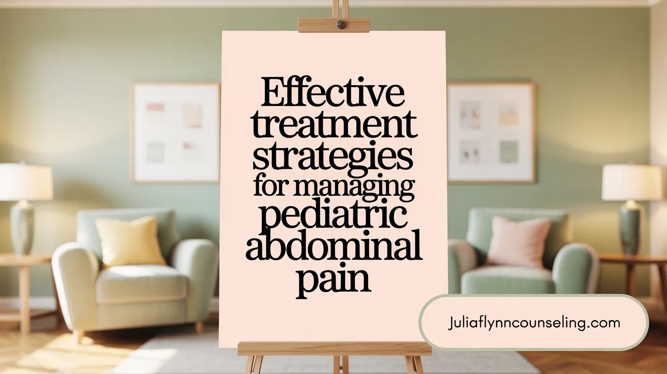 Effective Treatment Strategies for Managing Pediatric Abdominal Pain