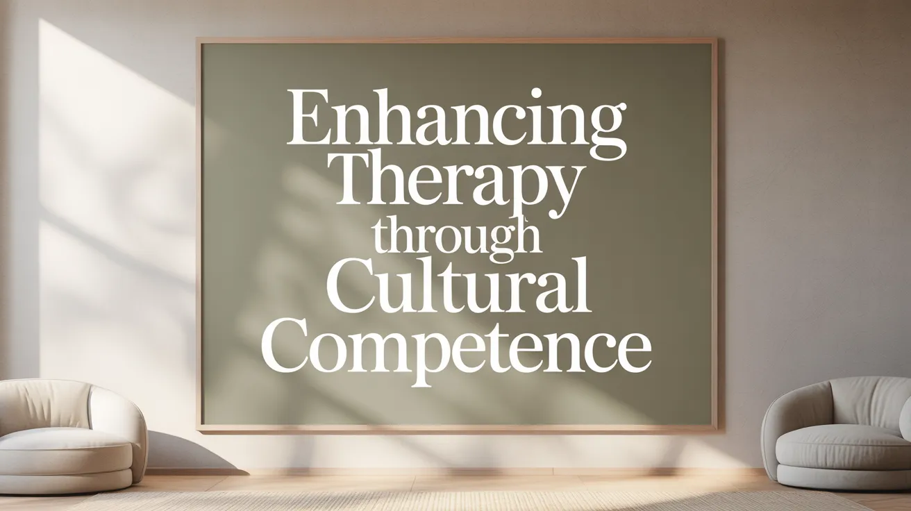 Enhancing Therapy Through Cultural Competence