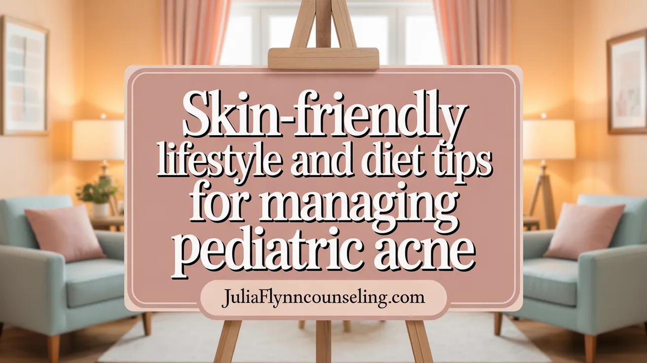 Skin-Friendly Lifestyle and Diet Tips for Pediatric Acne Management