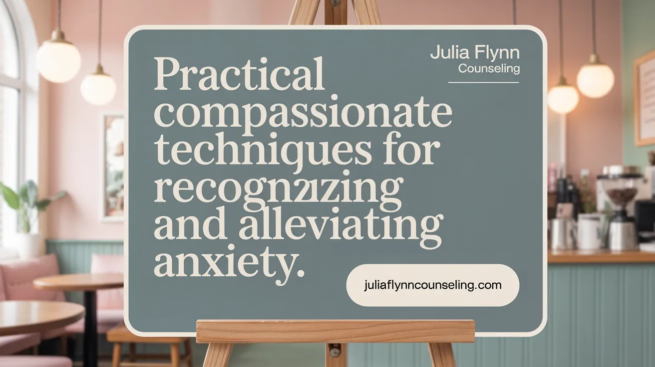 Practical Compassionate Techniques for Recognizing and Alleviating Anxiety