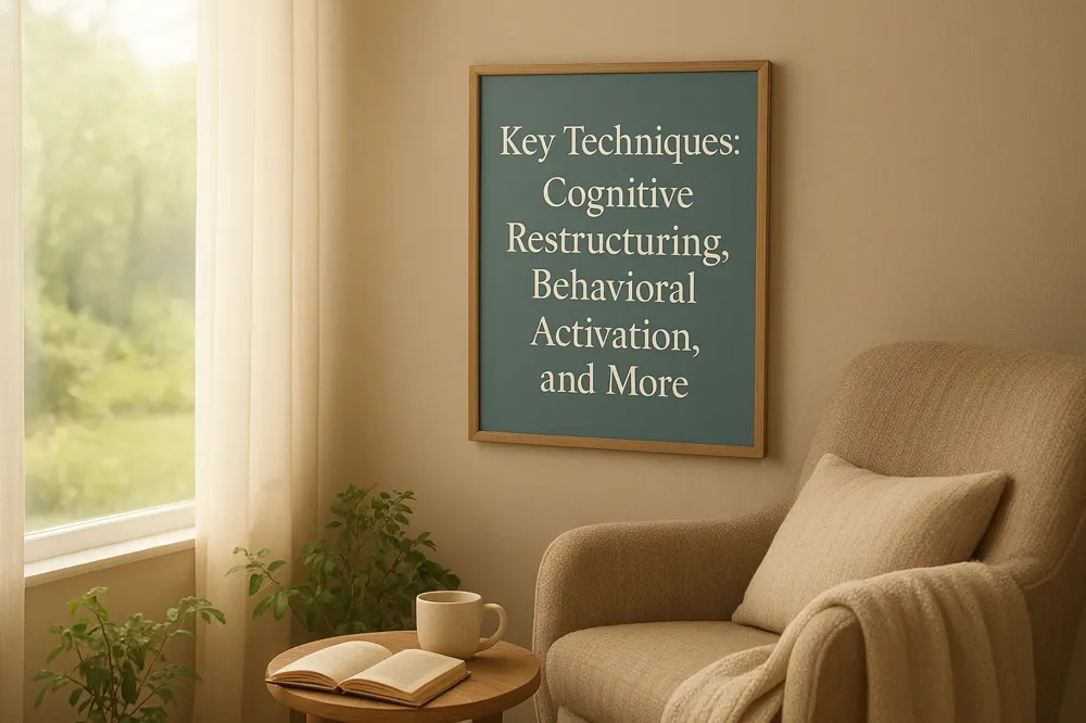 Key Techniques: Cognitive Restructuring, Behavioral Activation, and More
