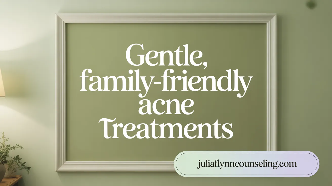 Gentle, Child-Safe Acne Treatments