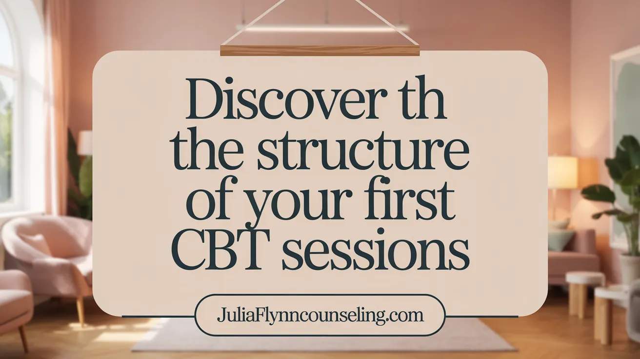 Discover the Structure of Your First CBT Sessions