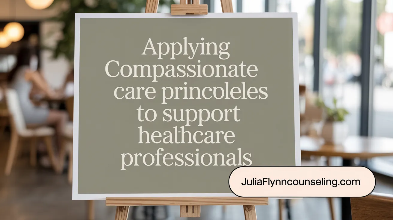 Applying Compassionate Care Principles to Support Healthcare Professionals