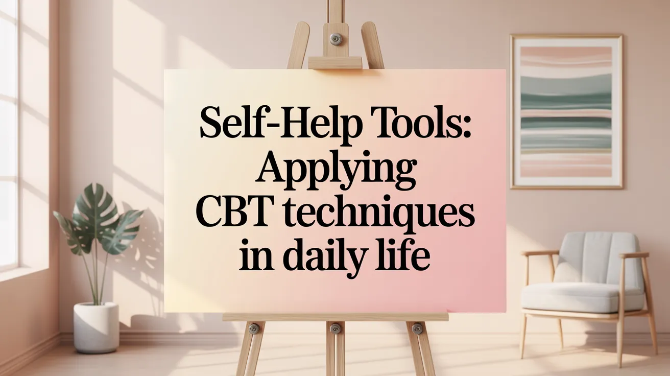 Self-Help Tools: Applying CBT Techniques in Daily Life
