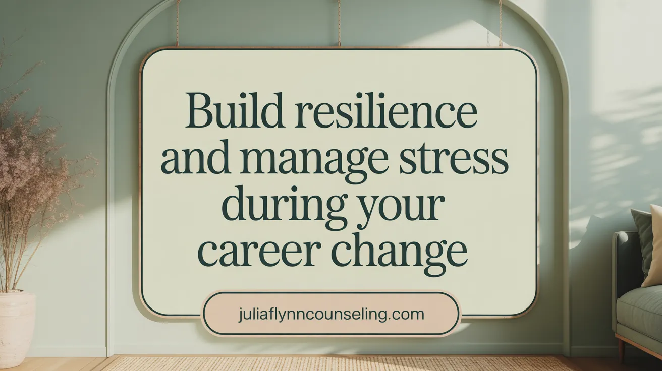 Build Resilience and Manage Stress During Your Career Change