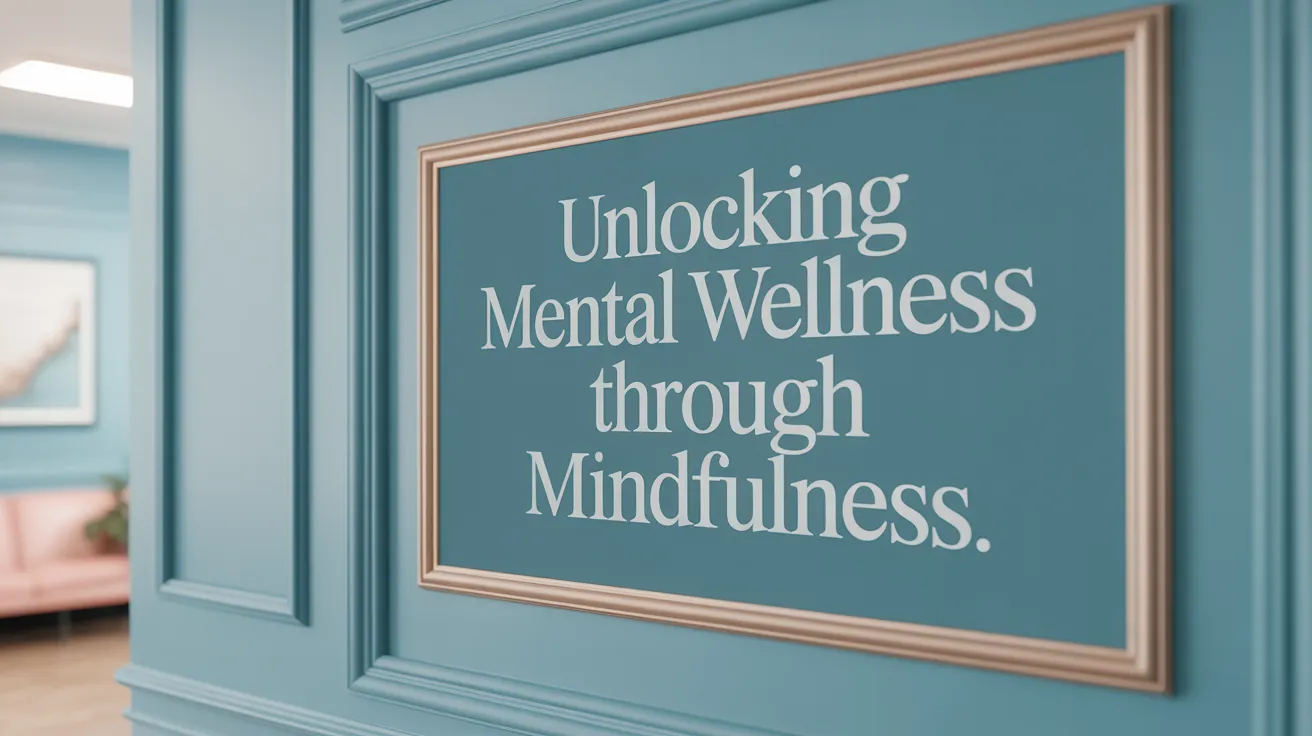 Unlocking Mental Wellness through Mindfulness