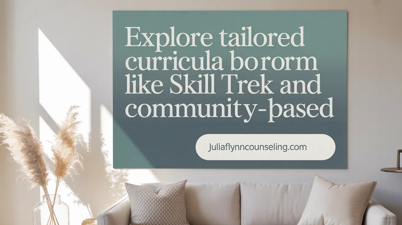 Explore Tailored Curricula Like Skill Trek and Community-Based Programs