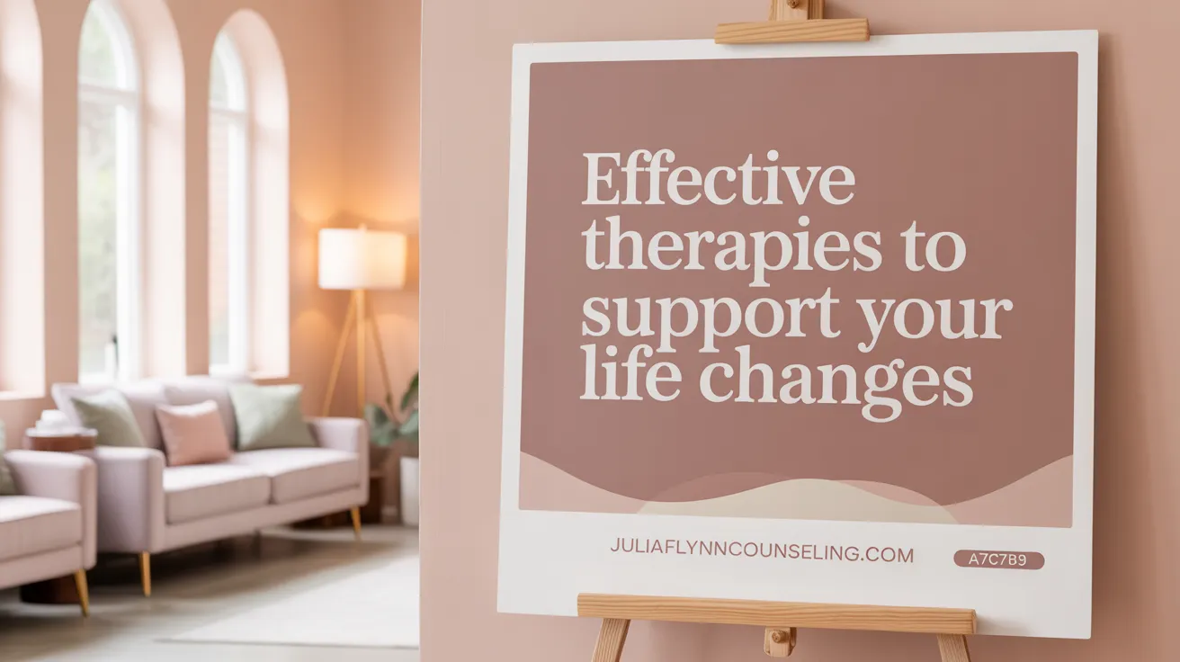Effective Therapies to Support Your Life Changes