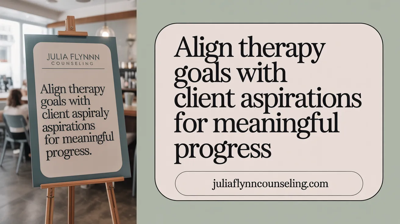 Align Therapy Goals with Client Aspirations for Meaningful Progress