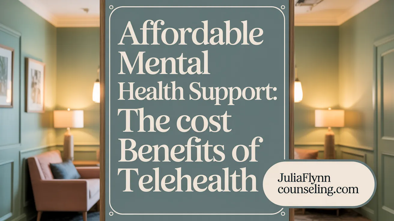 Affordable Mental Health Support: The Cost Benefits of Telehealth