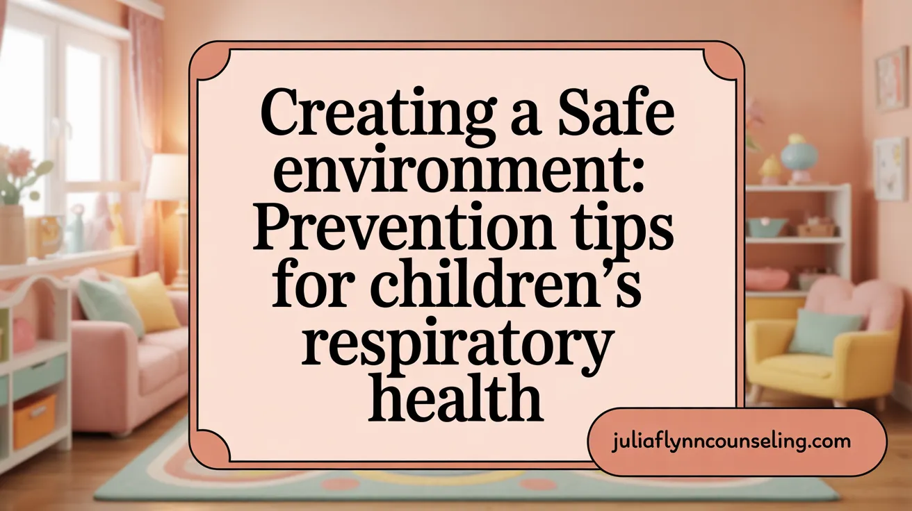 Creating a Safe Environment: Prevention Tips for Children's Respiratory Health