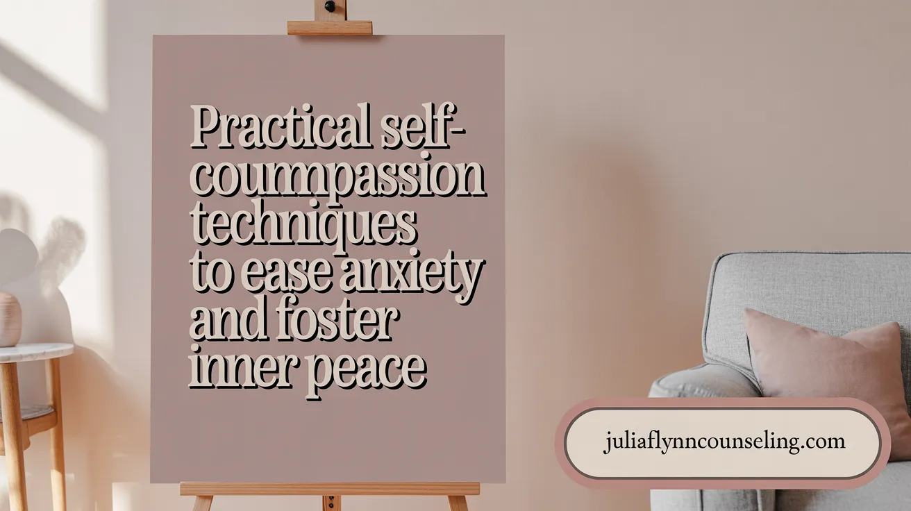 Practical Self-Compassion Techniques to Ease Anxiety and Foster Inner Peace