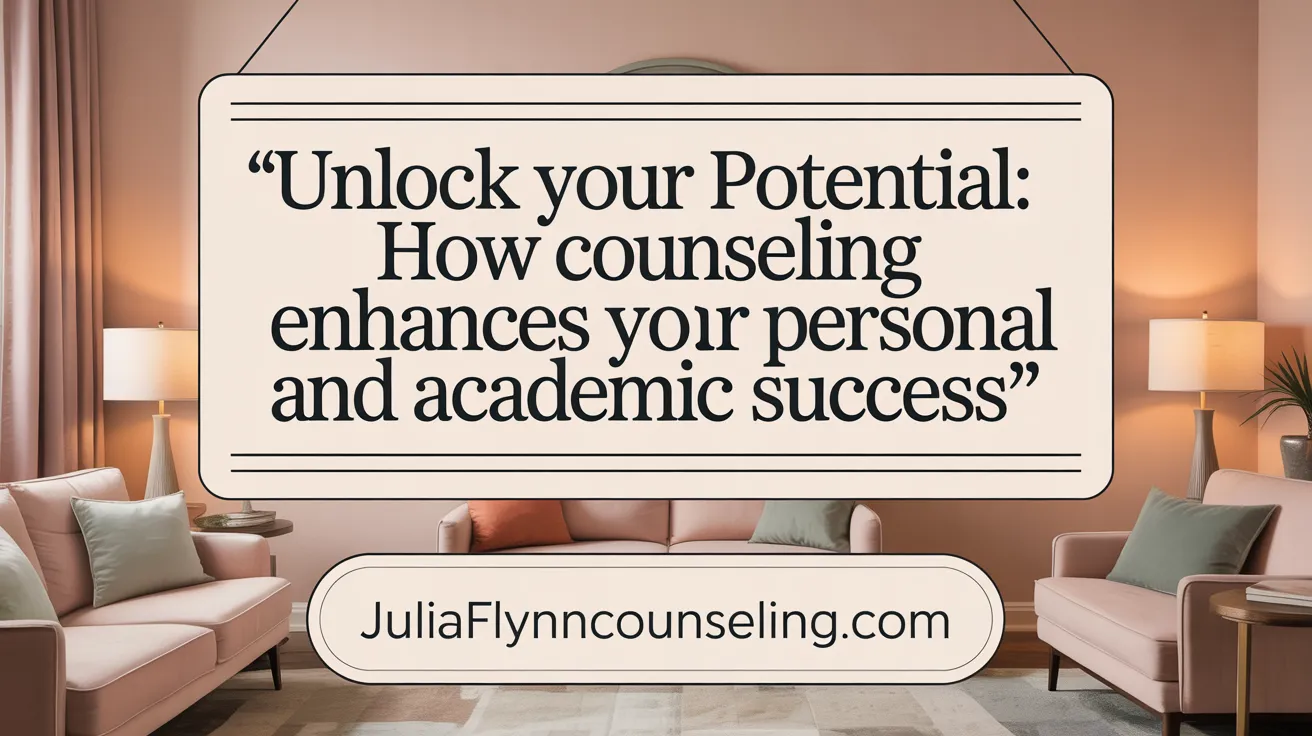 Unlock Your Potential: How Counseling Enhances Your Personal and Academic Success