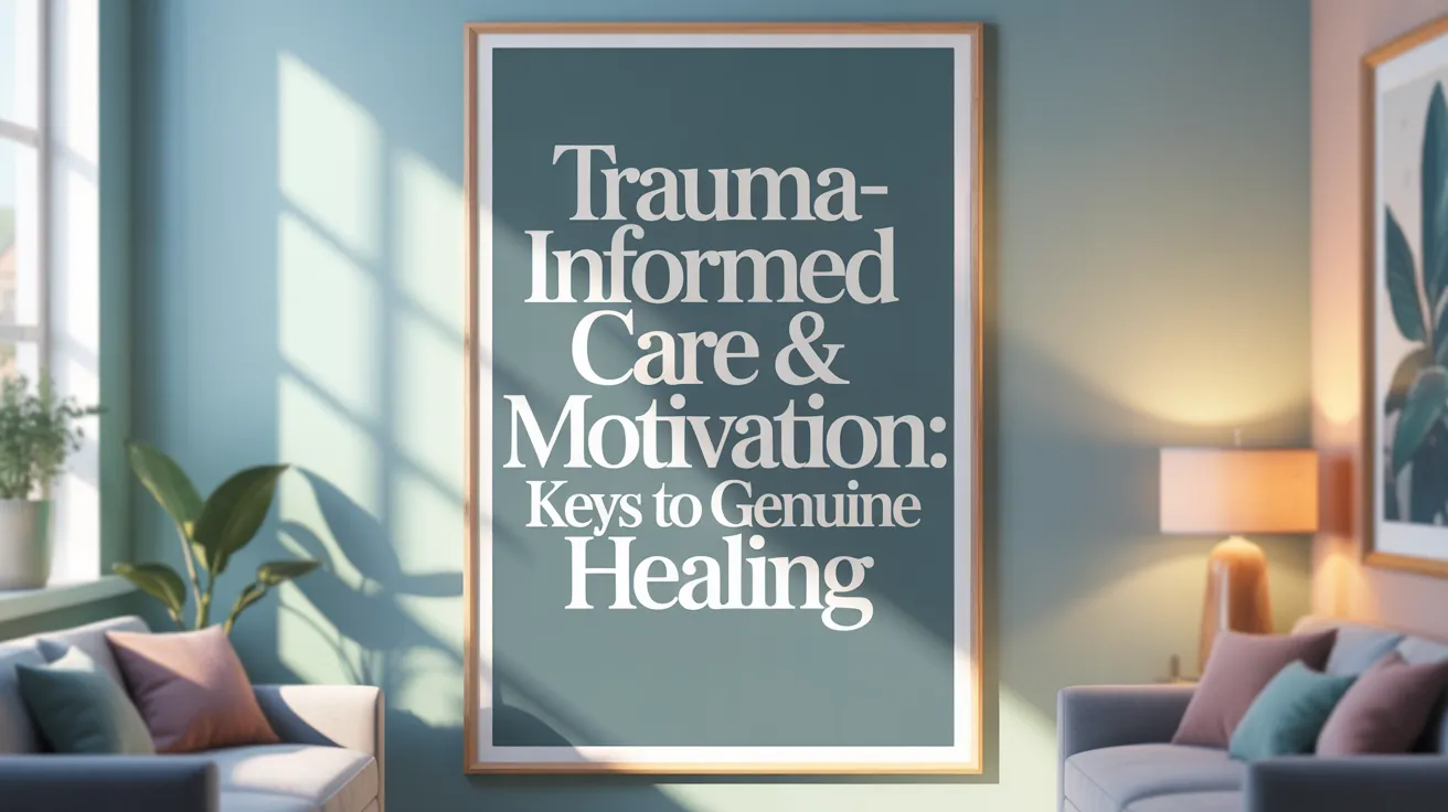 Trauma-Informed Care & Motivation: Keys to Genuine Healing