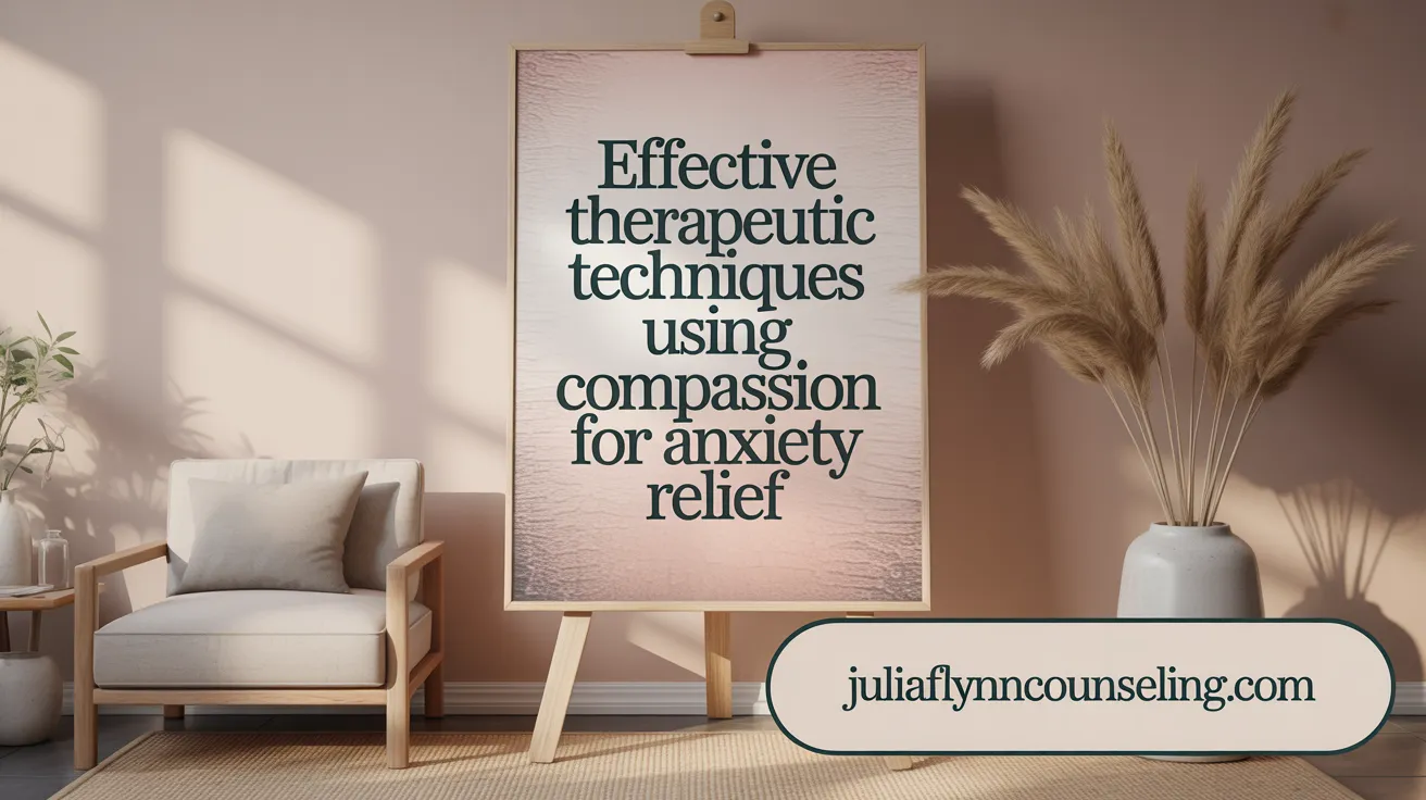 Effective Therapeutic Techniques Using Compassion for Anxiety Relief