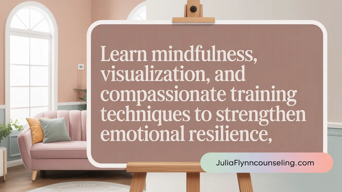 Learn mindfulness, visualization, and compassionate training techniques to strengthen emotional resilience.