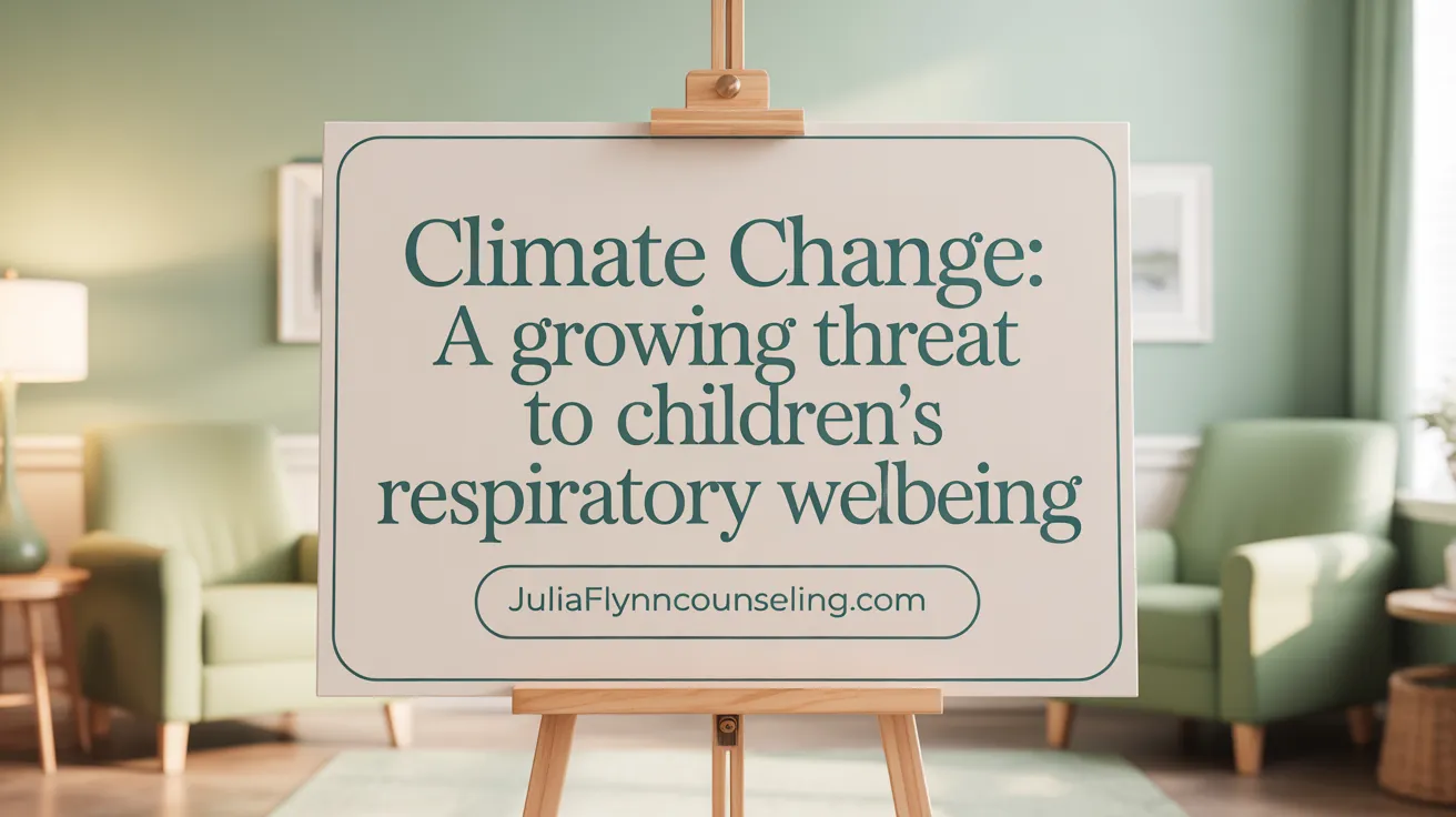 Climate Change: A Growing Threat to Children's Respiratory Wellbeing