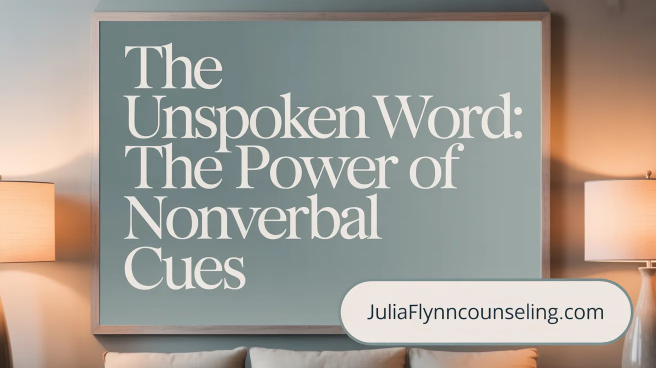 The Unspoken Word: The Power of Nonverbal Cues