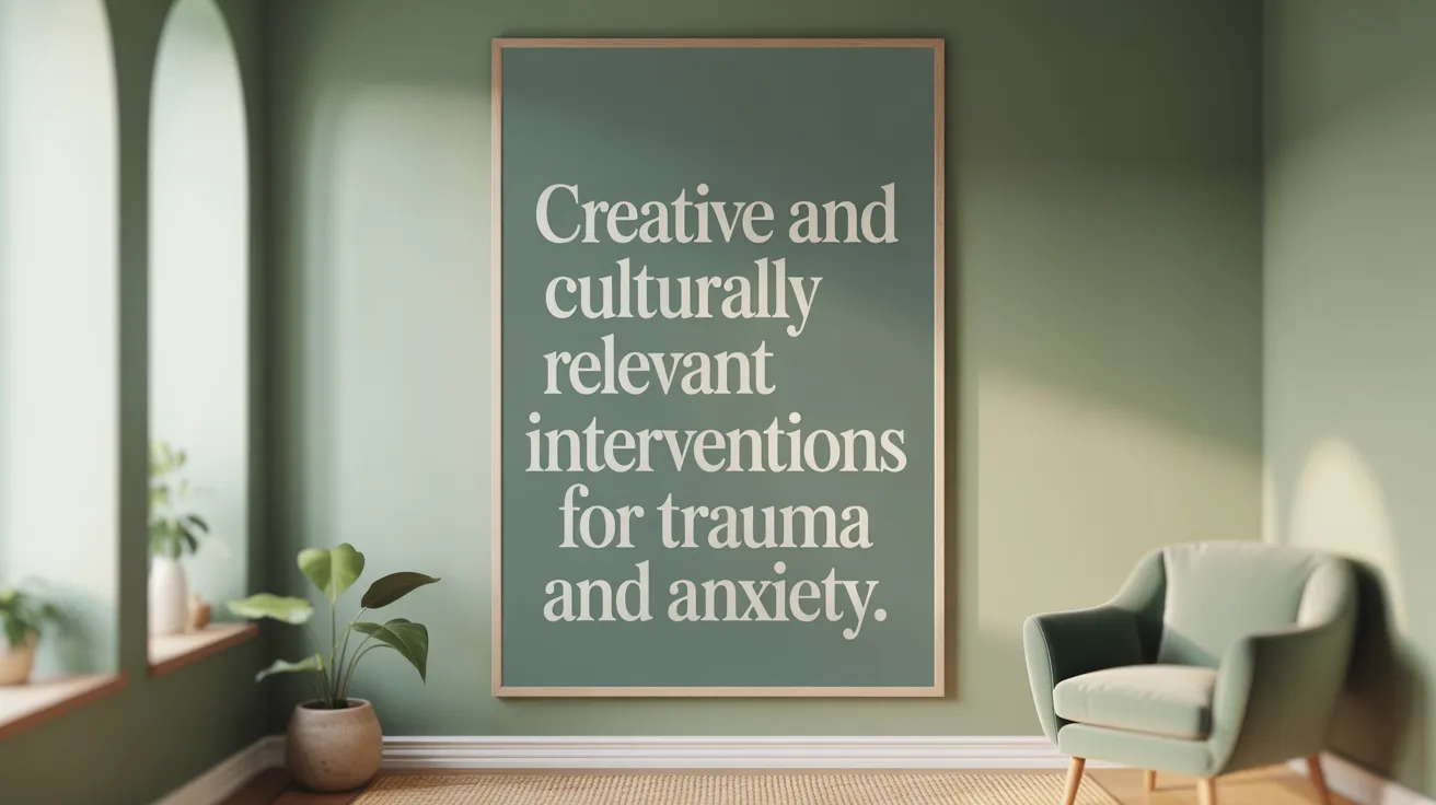 Creative and Culturally Relevant Interventions for Trauma and Anxiety