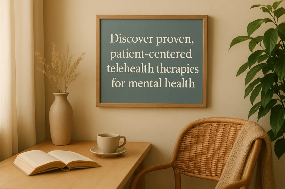 Discover proven, patient-centered telehealth therapies for mental health