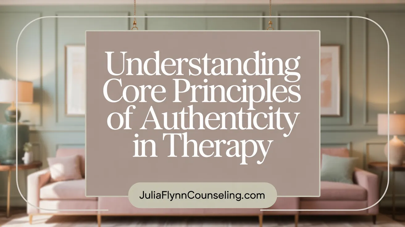 Understanding Core Principles of Authenticity in Therapy