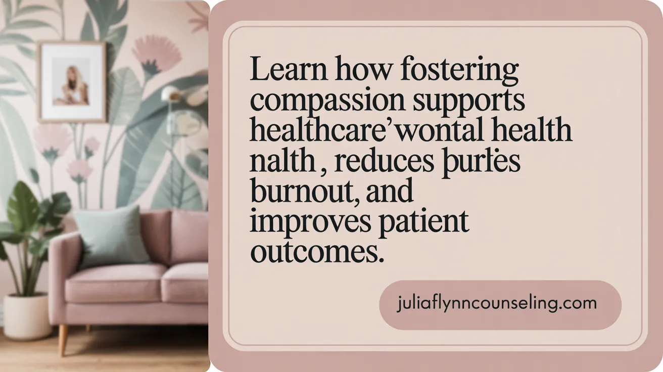 Learn how fostering compassion supports healthcare workers' mental health, reduces burnout, and improves patient outcomes.