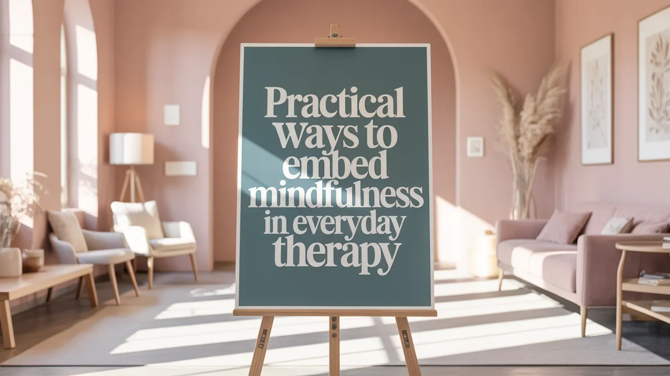 Practical Ways to Embed Mindfulness in Everyday Therapy