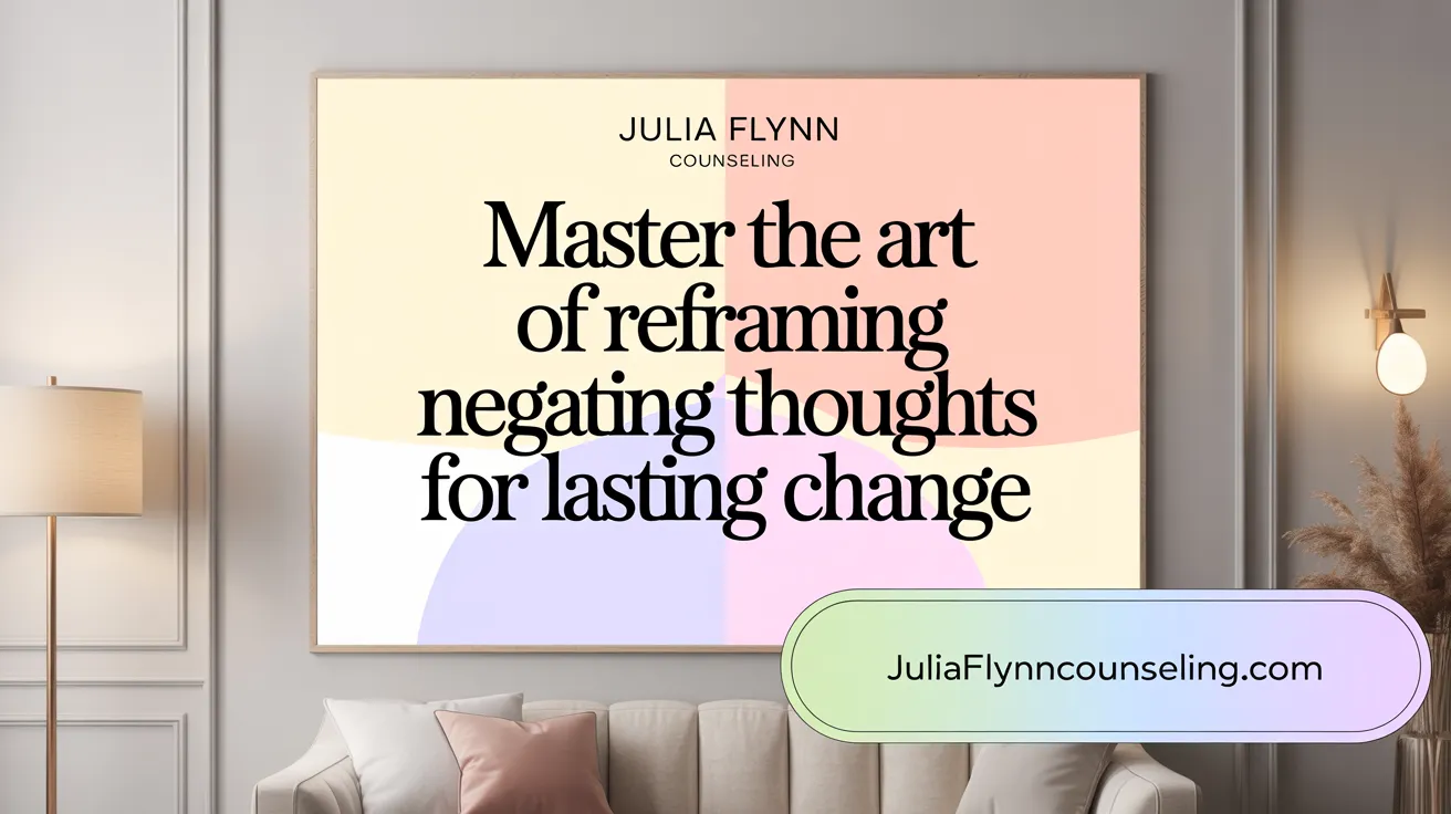 Master the Art of Reframing Negative Thoughts for Lasting Change