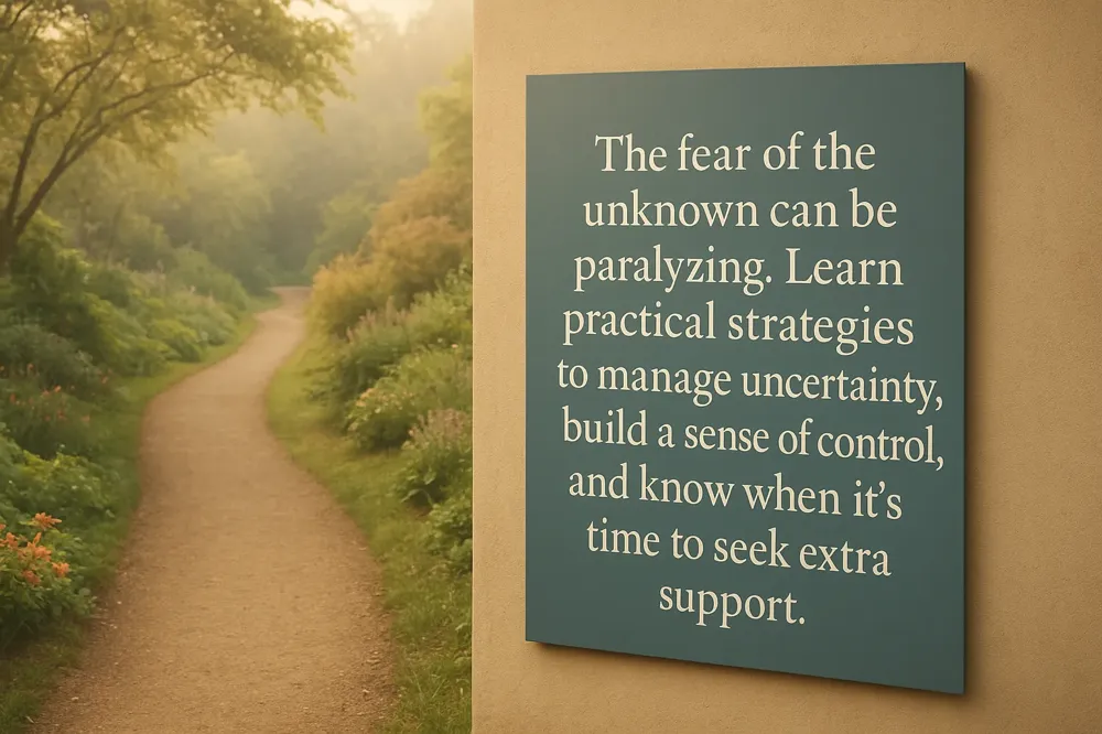 The fear of the unknown can be paralyzing. Learn practical strategies to manage uncertainty, build a sense of control, and know when it's time to seek extra support.