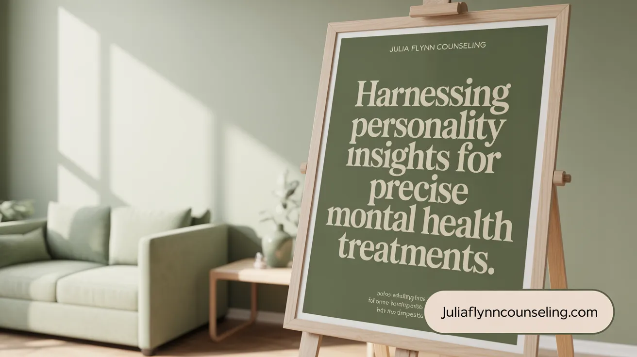 Harnessing Personality Insights for Precise Mental Health Treatments