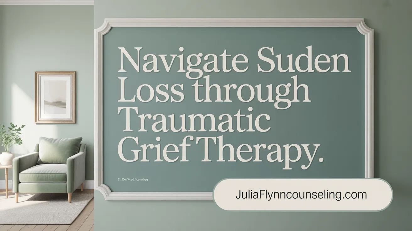 Navigate Sudden Loss through Traumatic Grief Therapy