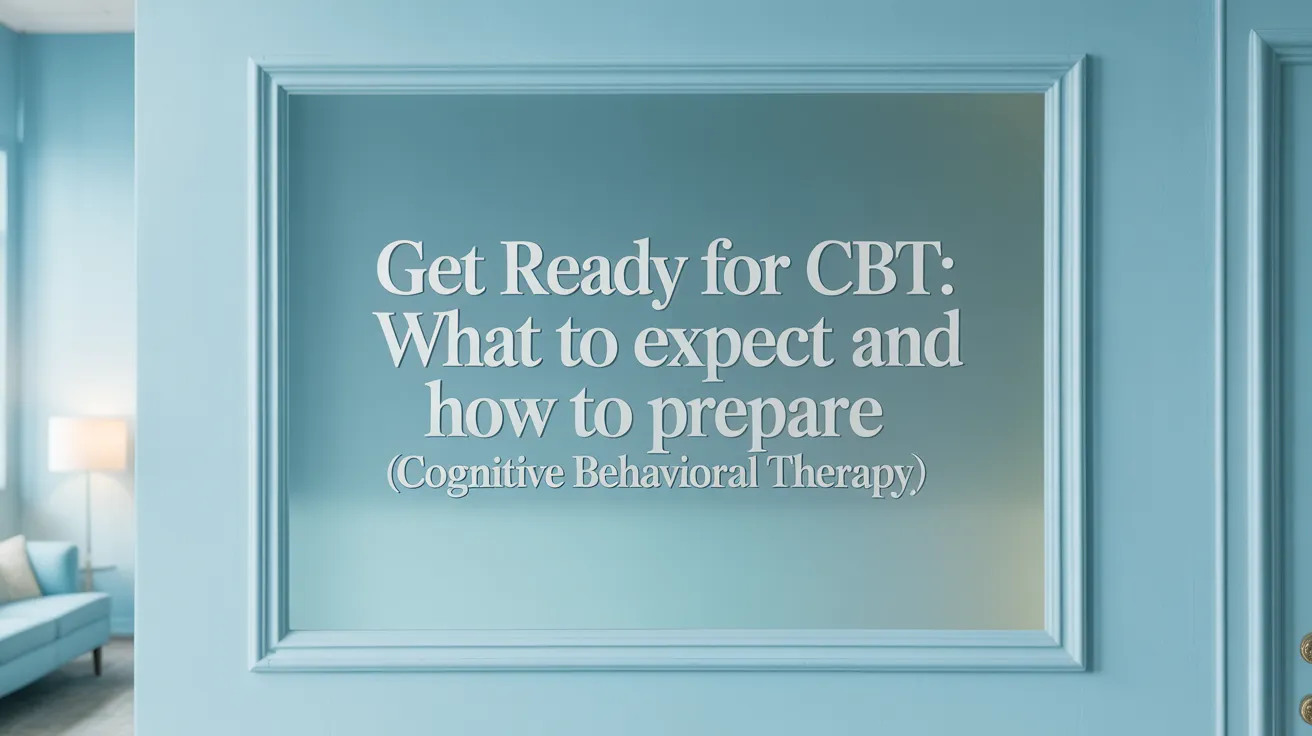 Get Ready for CBT: What to Expect and How to Prepare