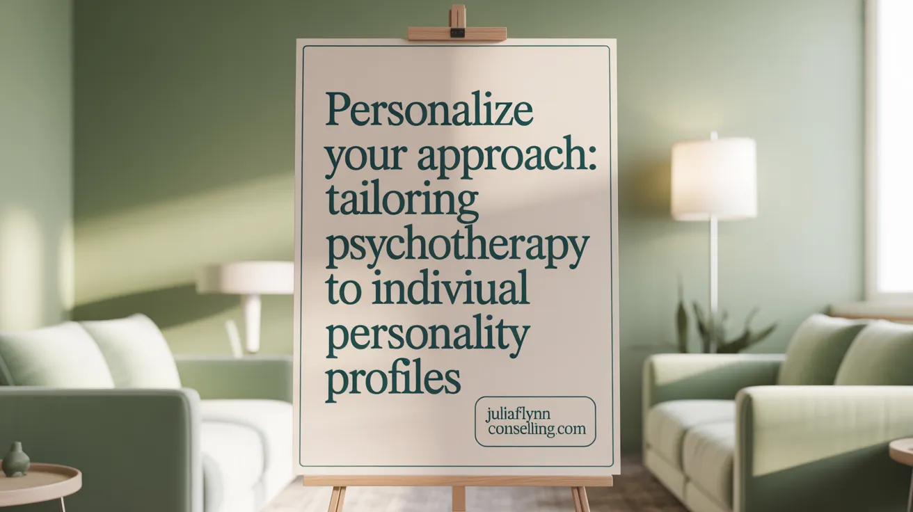 Personalize Your Approach: Tailoring Psychotherapy to Individual Personality Profiles