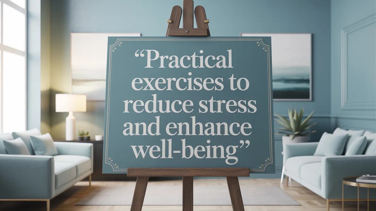 Practical Exercises to Reduce Stress and Enhance Well-Being