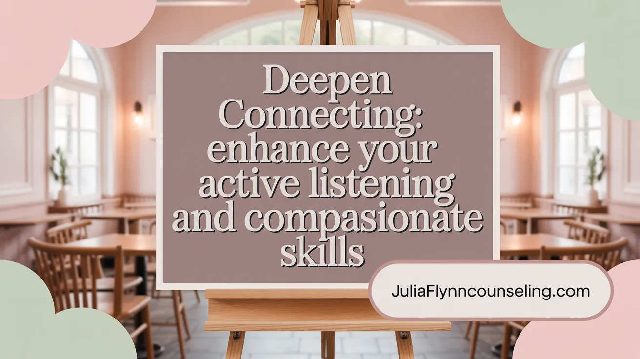 Deepen Connection: Enhance Your Active Listening and Compassionate Skills