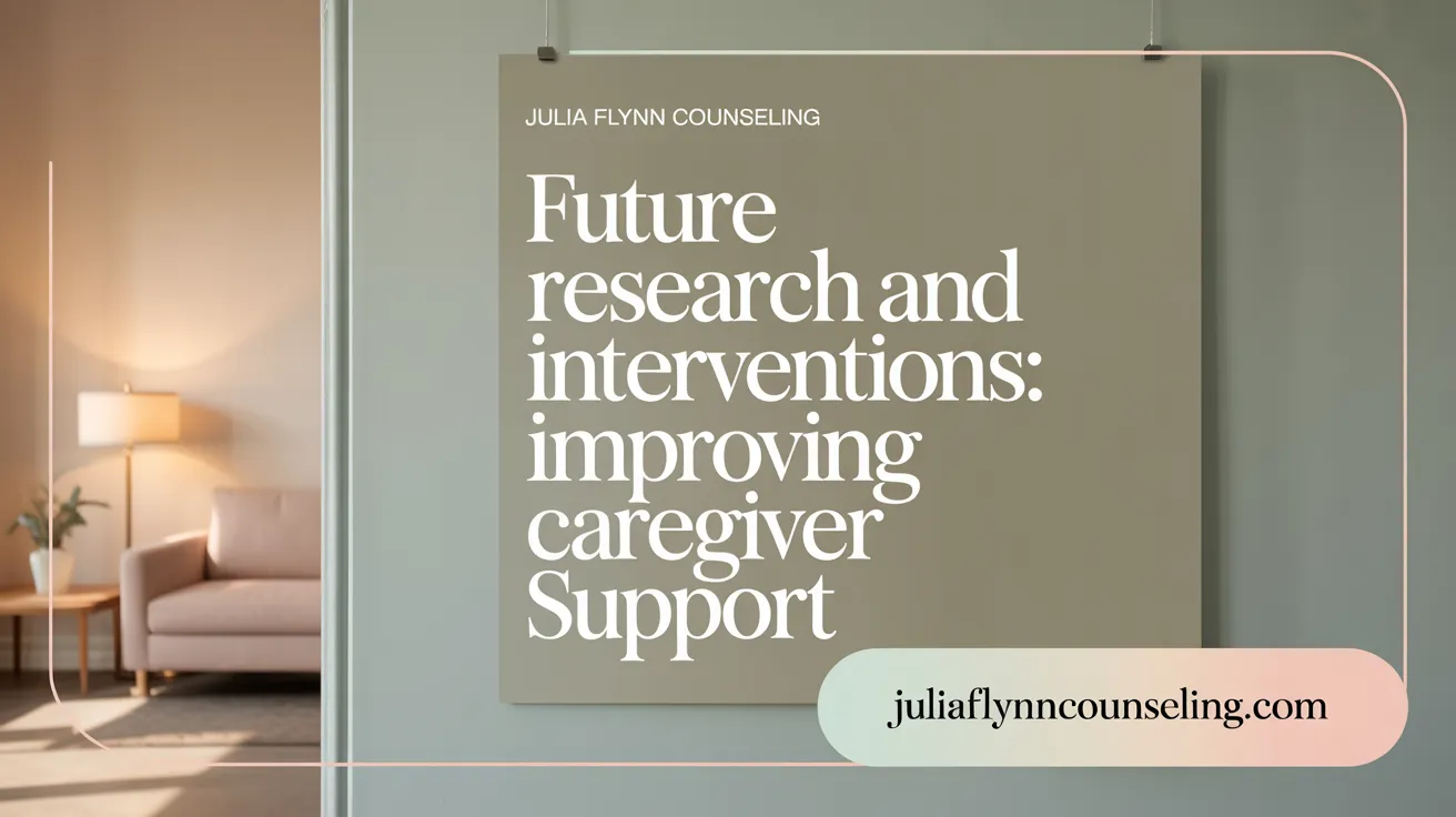 Future Research and Interventions: Improving Caregiver Support