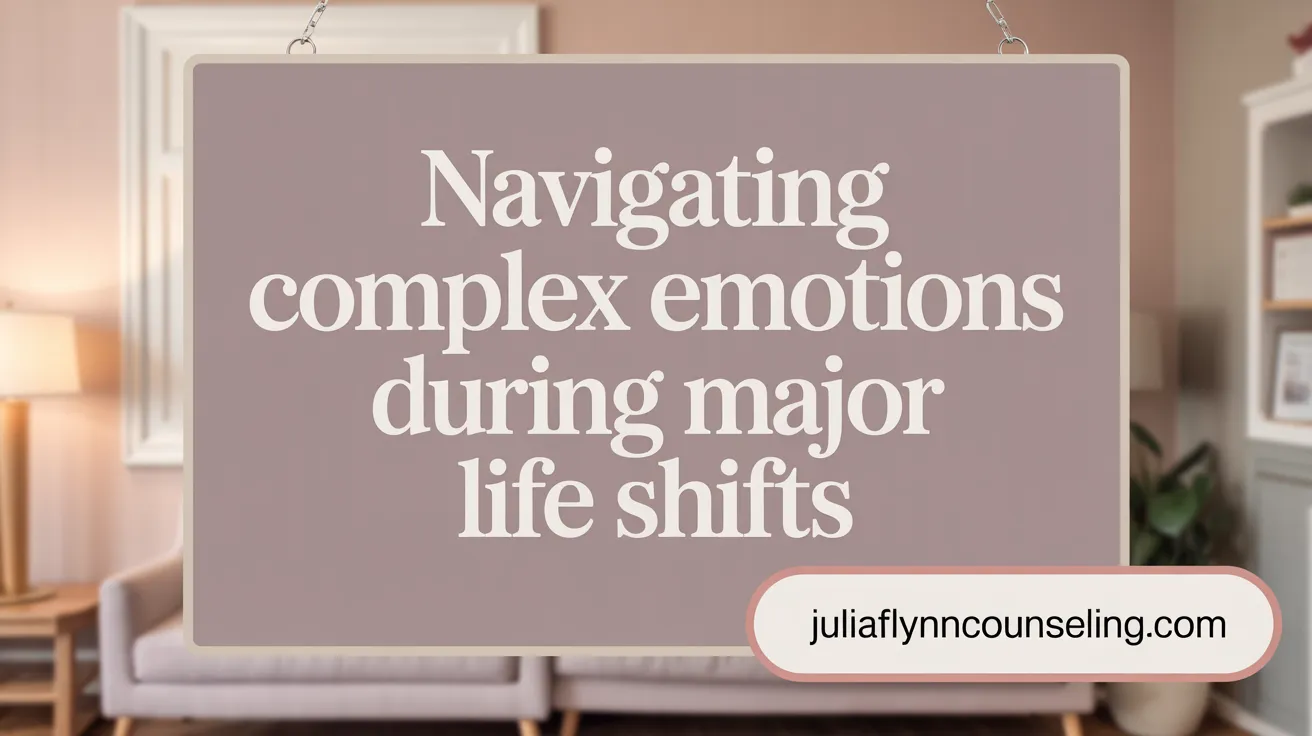 Navigating Complex Emotions During Major Life Shifts