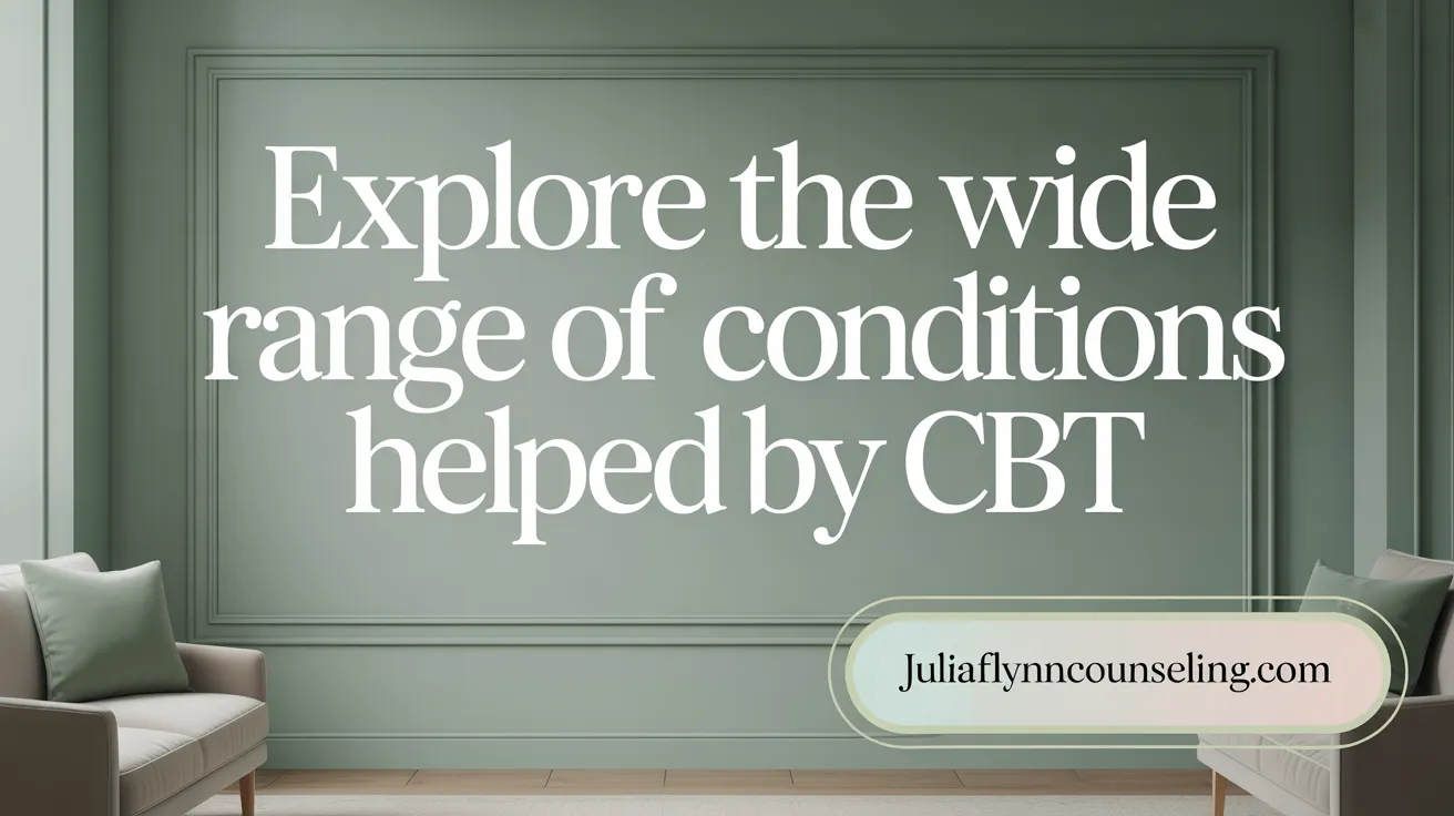 Explore the Wide Range of Conditions Helped by CBT
