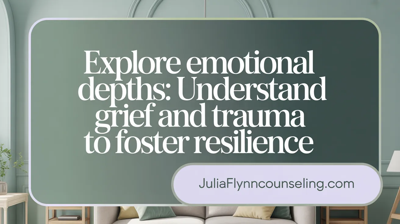 Explore Emotional Depths: Understand Grief and Trauma to Foster Resilience