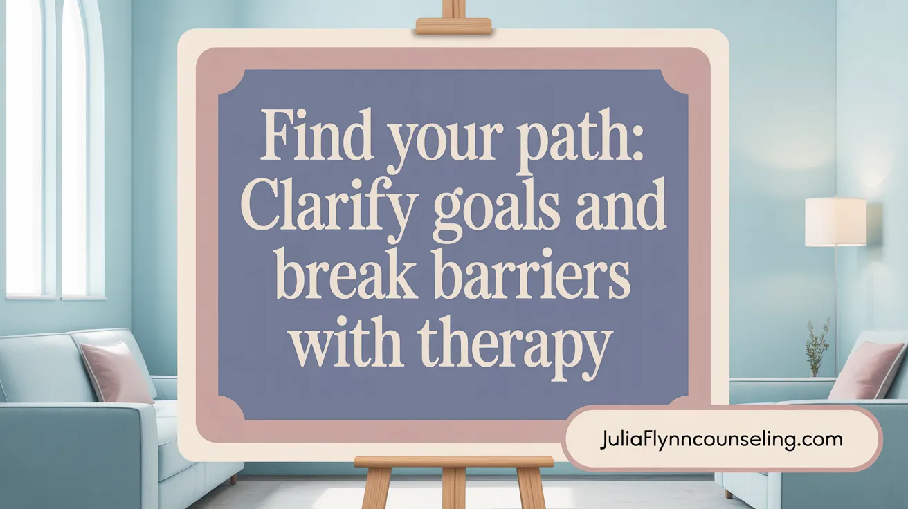 Find Your Path: Clarify Goals and Break Barriers with Therapy