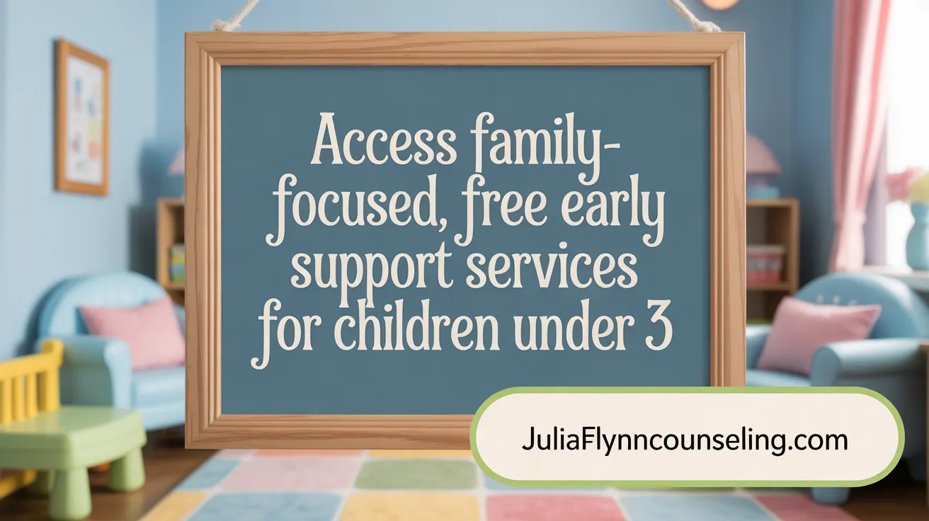 Access Family-Centered, Free Early Support Services for Children Under 3