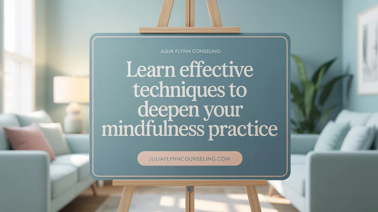 Learn effective techniques to deepen your mindfulness practice