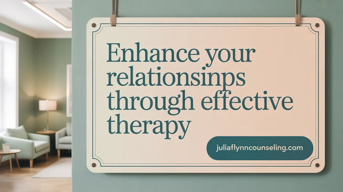 Enhance Your Relationships Through Effective Therapy
