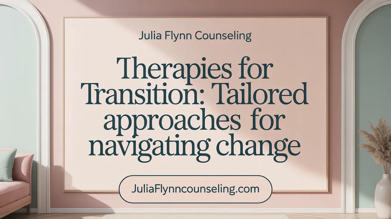Therapies for Transition: Tailored Approaches for Navigating Change
