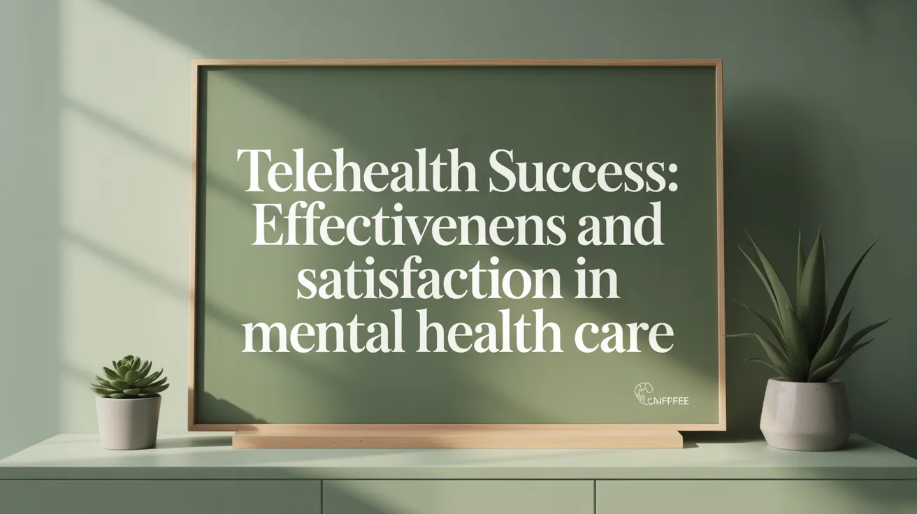 Telehealth Success: Effectiveness and Satisfaction in Mental Health Care