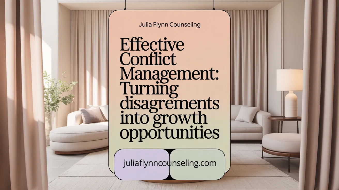 Effective Conflict Management: Turning Disagreements into Growth Opportunities