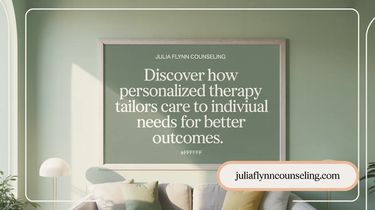 Discover how personalized therapy tailors care to individual needs for better outcomes.