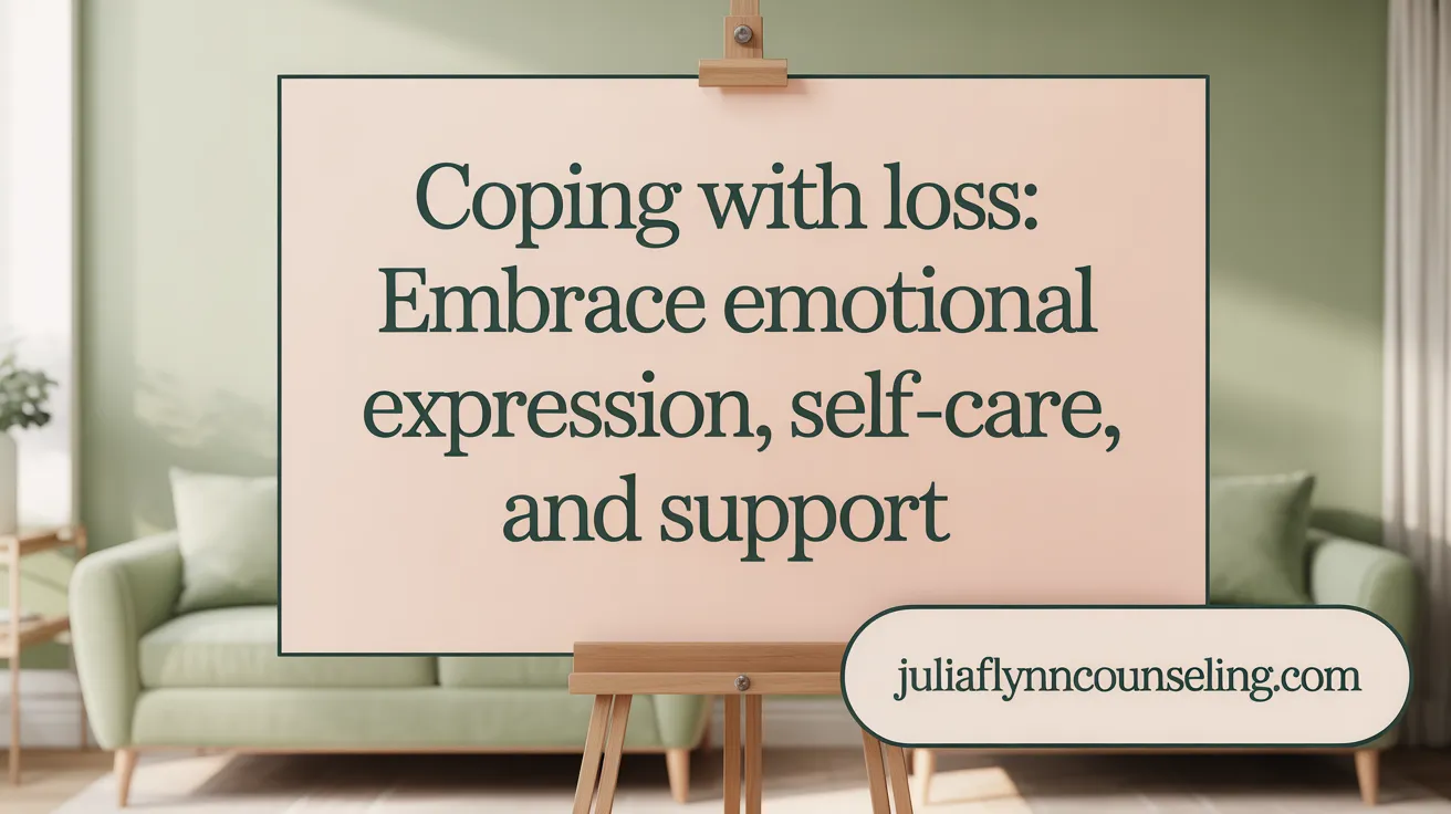 Coping with Loss: Embrace Emotional Expression, Self-Care, and Support