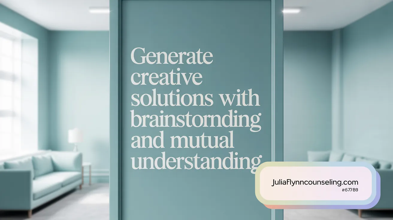 Generate Creative Solutions with Brainstorming and Mutual Understanding